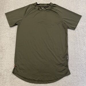 ASRV Aerosilver Established Tee T-Shirt Mens M Olive Short Sleeve